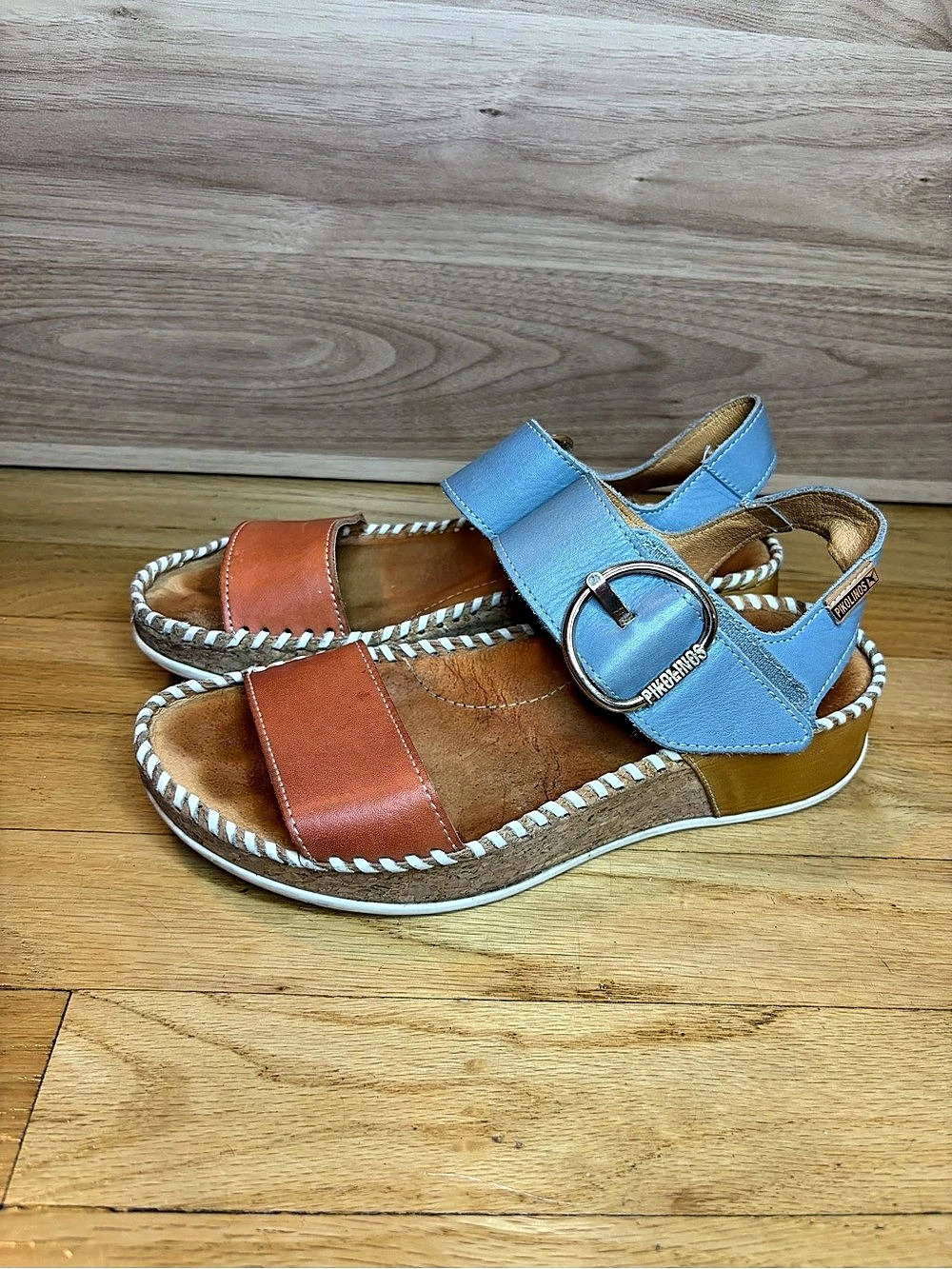 Pikolinos Marina Platform Sandals - Size 38